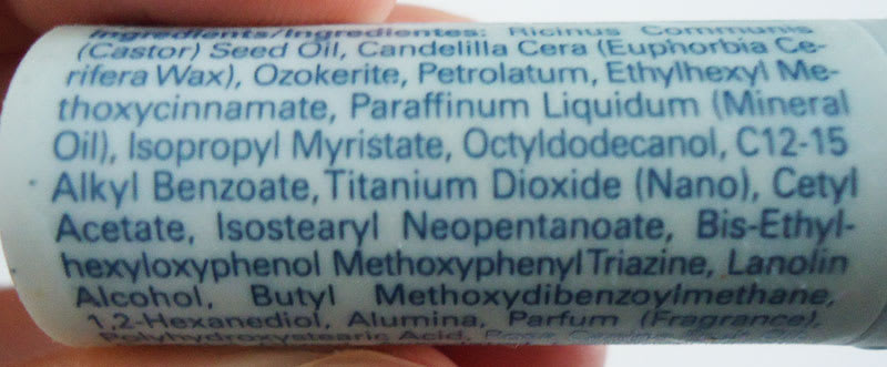 Ingredientes de Protector labial FPS 40 de Isdin 2